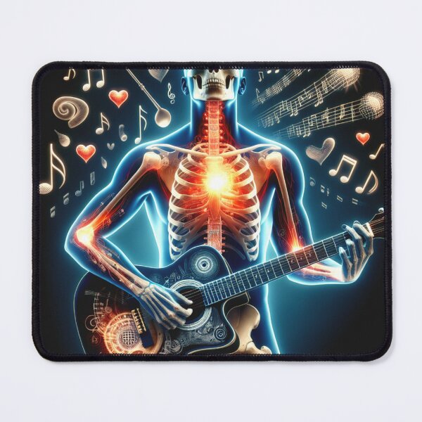 Item preview, X-Ray of A Guitar Player's Internal Beauty While Playing designed and sold by HippieFarms11.