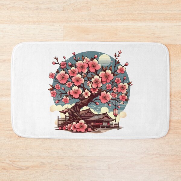 Item preview, Blossoming Serenity: A Tranquil Japanese Garden Scene designed and sold by Designowner.