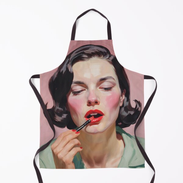 Item preview, Painting of a woman putting on makeup designed and sold by Working-Woman.