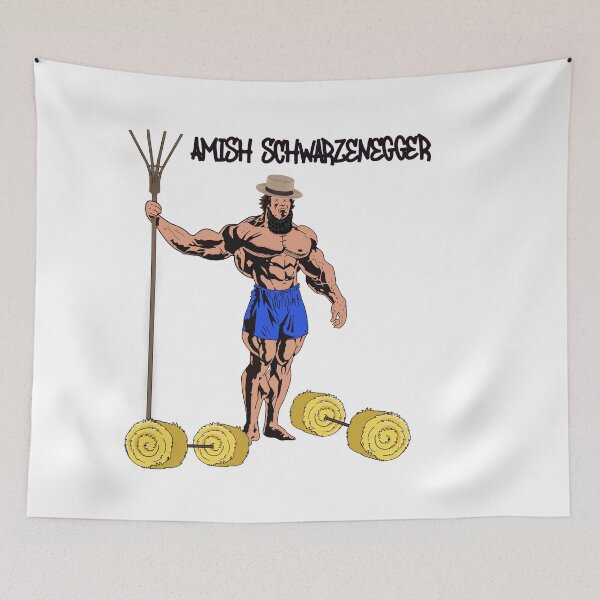 Item preview, Amish Schwarzenegger designed and sold by OnlyFlanss.