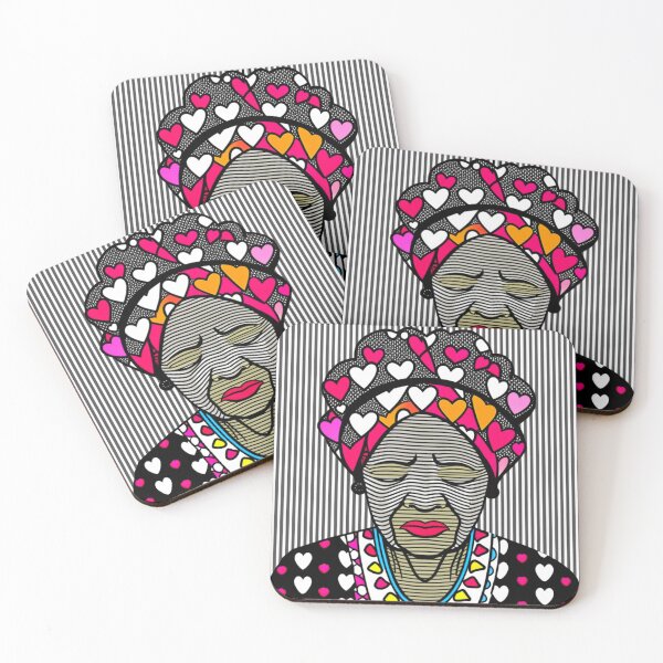 Item preview, "The Weary Faces of Africa: Depicting Traditional Attire." designed and sold by Colorful-Garden.