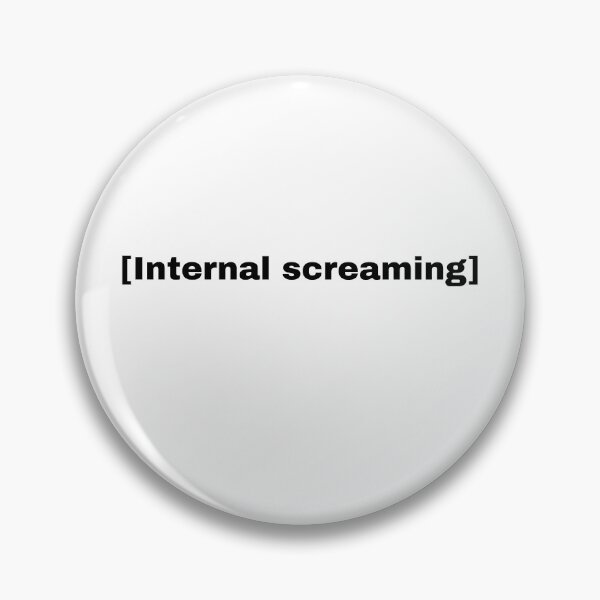 Item preview, Internal Screaming |Sticker| OwO designed and sold by SeaNympth.