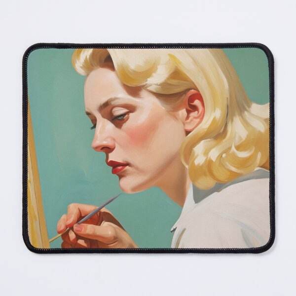 Item preview, Painting of a woman painting designed and sold by Working-Woman.