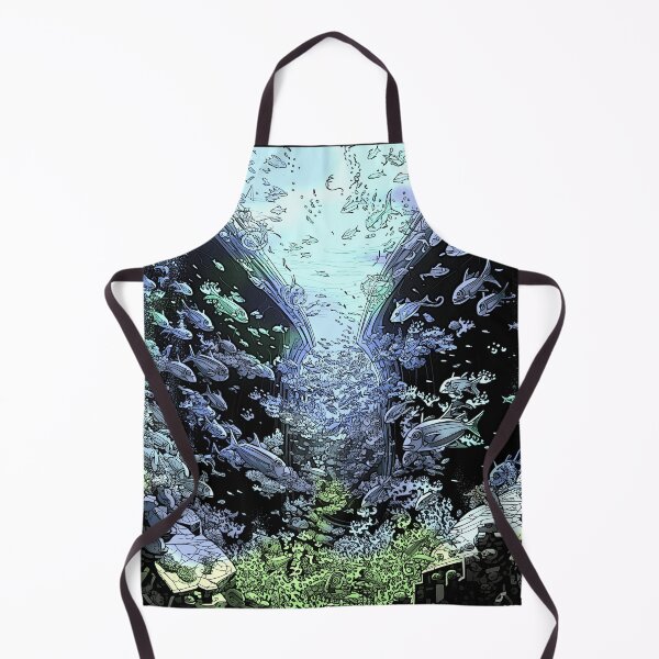 Item preview, Wonderful world of sea & fish - underwater ocean landscape designed and sold by ArtstyleAlchemy.