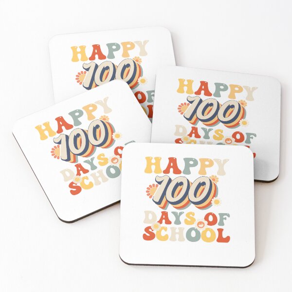 Item preview, Happy 100 Days Of School Teacher & Kids School Retro Vintage designed and sold by roboartpixel.