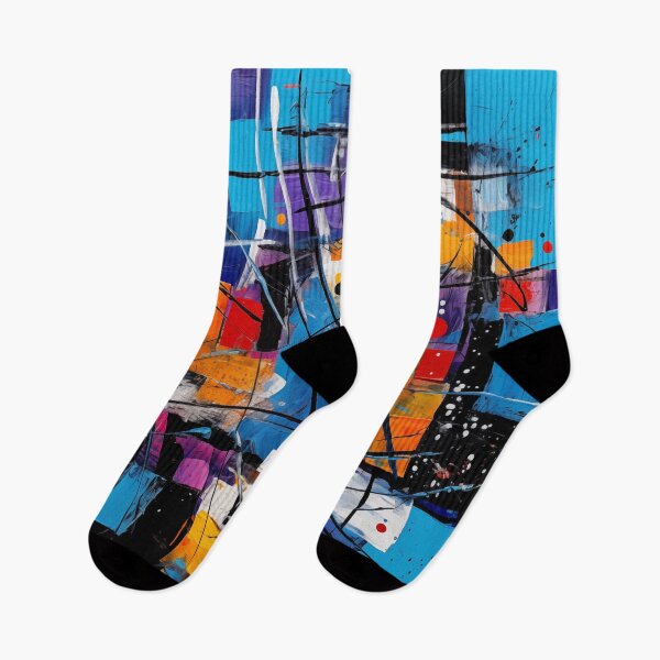 Aperçu de l'œuvre La collection Fiesta - Art moderne vibrant, design géométrique excentrique abstrait audacieux créée et vendue par NortonArt.