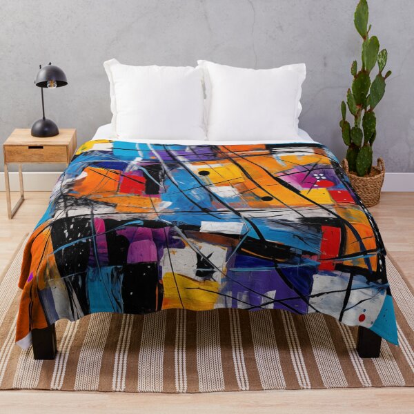 Item preview, The Fiesta Collection - Vibrant Modern Art Bold Abstract Eccentric geometric Design designed and sold by NortonArt.