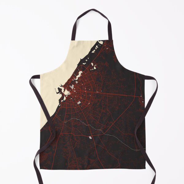 Item preview, Benghazi City Map of Cyrenaica, Libya - Vector designed and sold by deMAP.