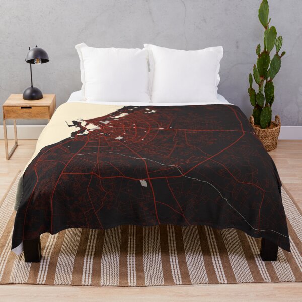 Item preview, Benghazi City Map of Cyrenaica, Libya - Vector designed and sold by deMAP.