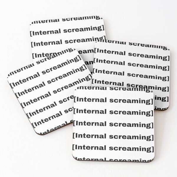Item preview, Internal Screaming |07 pcs sticker pack| designed and sold by SeaNympth.