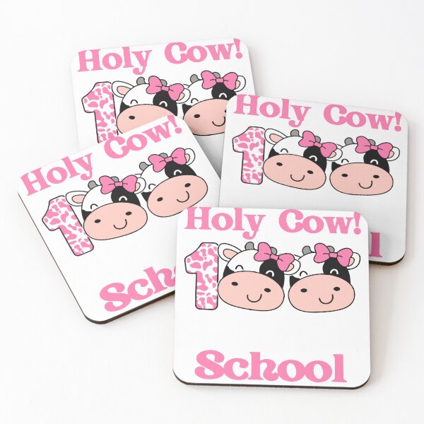 Item preview, Holy Cow Happy 100 Days Of School Girls Women Teacher Retro designed and sold by roboartpixel.