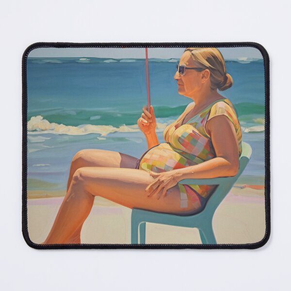 Item preview, Painting of a woman on the beach designed and sold by Working-Woman.