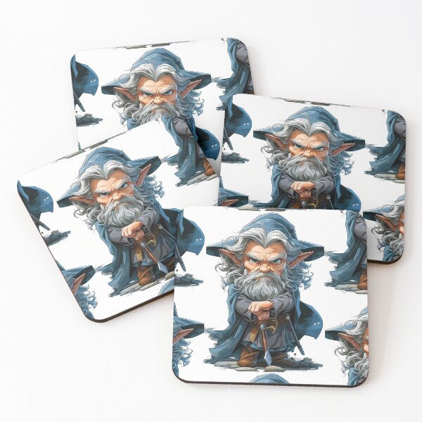Item preview, Charming Wizard: Realistic Portrait on a White Background designed and sold by Piotrek0001.