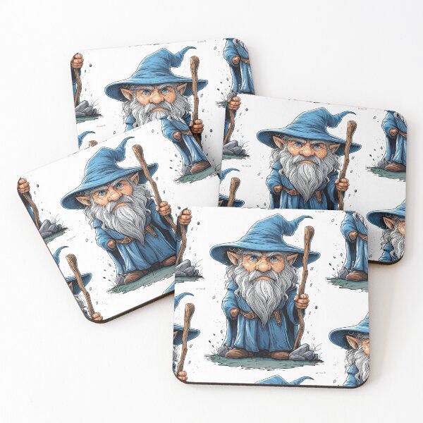 Item preview, Charming Wizard: Realistic Portrait on a White Background designed and sold by Piotrek0001.
