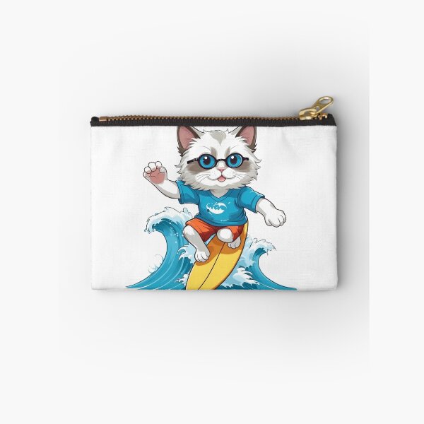 Item preview, a cute Ragdoll cat  Surfing designed and sold by chathai.