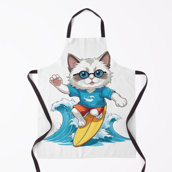 Item preview, a cute Ragdoll cat Surfing designed and sold by chathai.
