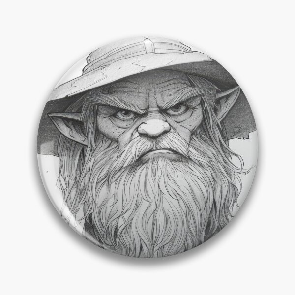 Item preview, Charming Wizard: Realistic Portrait on a White Background designed and sold by Piotrek0001.