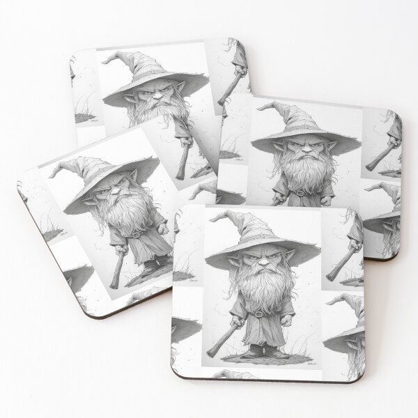 Item preview, Charming Wizard: Realistic Portrait on a White Background designed and sold by Piotrek0001.