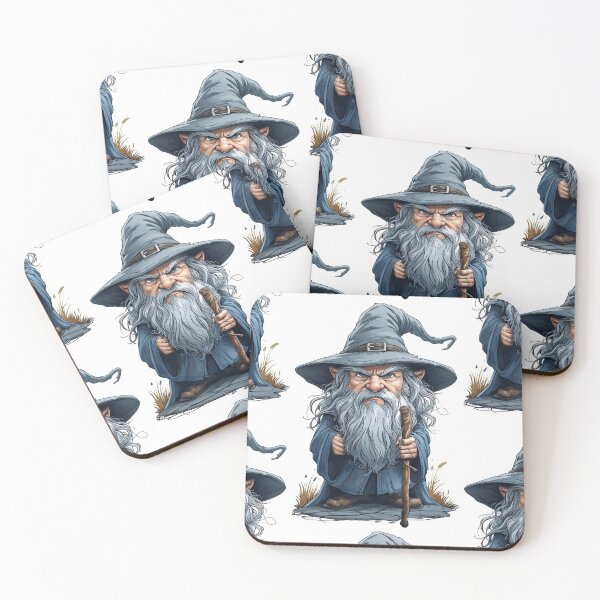 Item preview, Charming Wizard: Realistic Portrait on a White Background designed and sold by Piotrek0001.