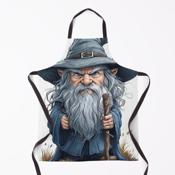 Item preview, Charming Wizard: Realistic Portrait on a White Background designed and sold by Piotrek0001.