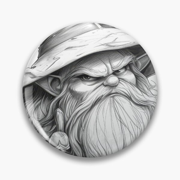 Item preview, Charming Wizard: Realistic Portrait on a White Background designed and sold by Piotrek0001.