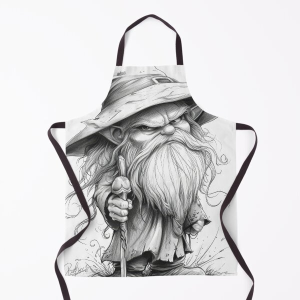 Item preview, Charming Wizard: Realistic Portrait on a White Background designed and sold by Piotrek0001.