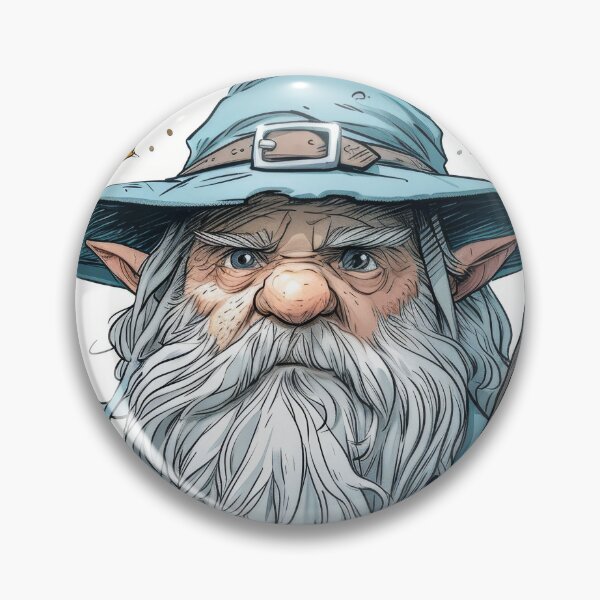 Item preview, Charming Wizard: Realistic Portrait on a White Background designed and sold by Piotrek0001.
