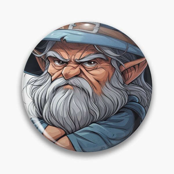 Item preview, Charming Wizard: Realistic Portrait on a White Background designed and sold by Piotrek0001.