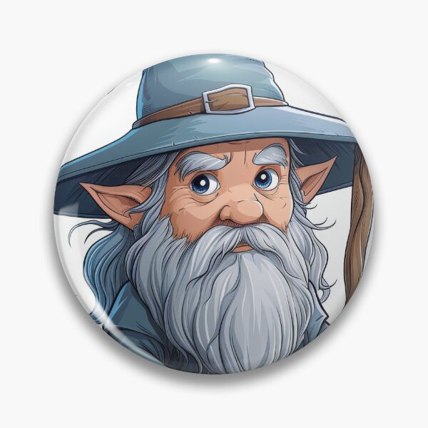Item preview, Charming Wizard: Realistic Portrait on a White Background designed and sold by Piotrek0001.