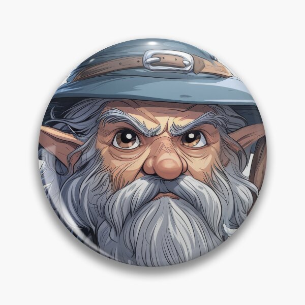 Item preview, Charming Wizard: Realistic Portrait on a White Background designed and sold by Piotrek0001.