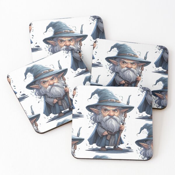 Item preview, Charming Wizard: Realistic Portrait on a White Background designed and sold by Piotrek0001.