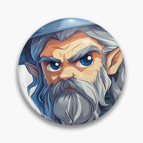 Item preview, Charming Wizard: Realistic Portrait on a White Background designed and sold by Piotrek0001.