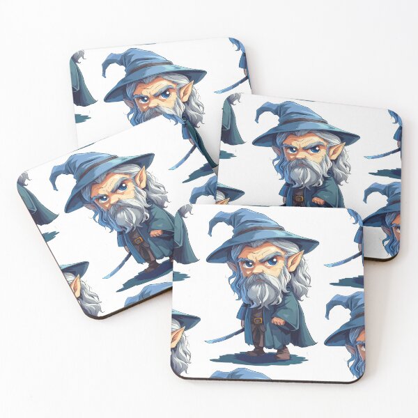 Item preview, Charming Wizard: Realistic Portrait on a White Background designed and sold by Piotrek0001.