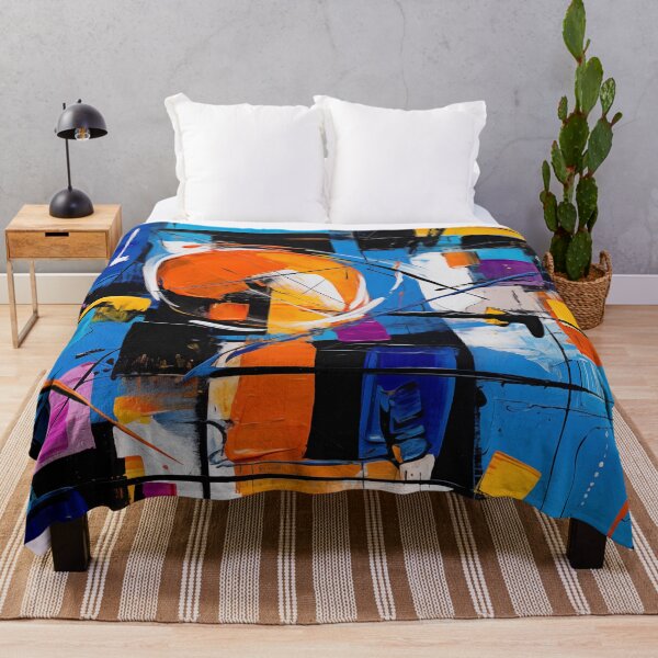 Aperçu de l'œuvre La collection Fiesta - Art moderne vibrant, design géométrique excentrique abstrait audacieux créée et vendue par NortonArt.
