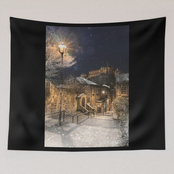 Item preview, The Vennel Edinburgh Winter Portrait designed and sold by Alisonchambers2.
