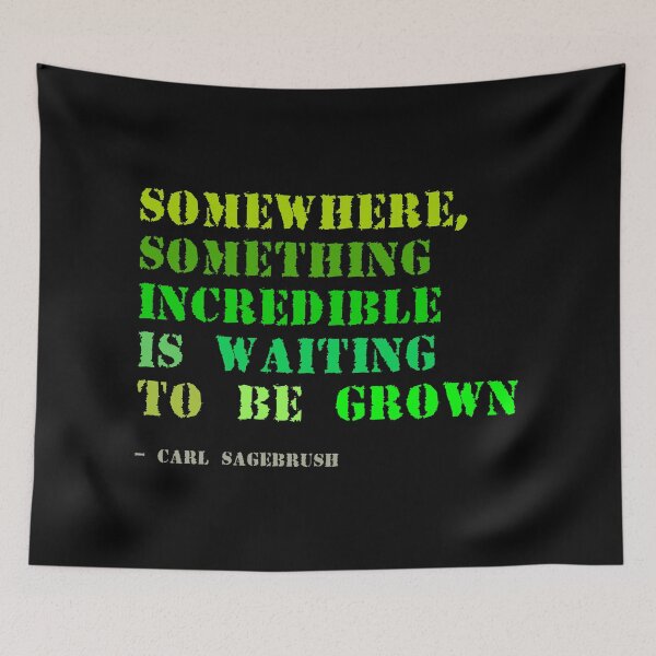 Item preview, Plant sayings fake carl sagan quote designed and sold by meldra.