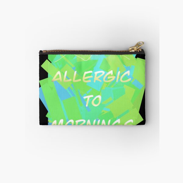 Item preview, Allergic to mornings designed and sold by Flowersonstuff.