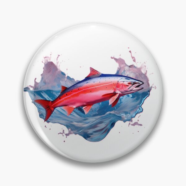 Item preview, pacific salmon designed and sold by Cardsurveyors.