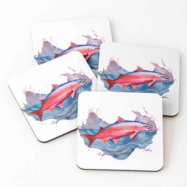 Item preview, pacific salmon designed and sold by Cardsurveyors.