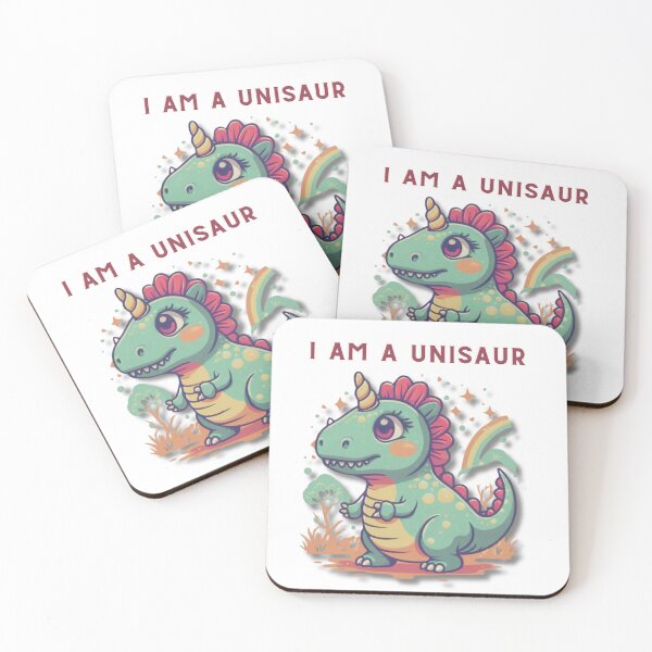 Item preview, “Little Dinosaur” whose dad is a dinosaur, and mom is a unicorn, “I am a Unisaur”  designed and sold by TrendingCloth99.