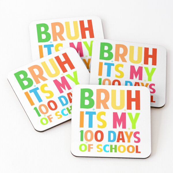 Item preview, Bruh It's My Happy 100 Days Of School Boys & Teacher Vintage designed and sold by roboartpixel.