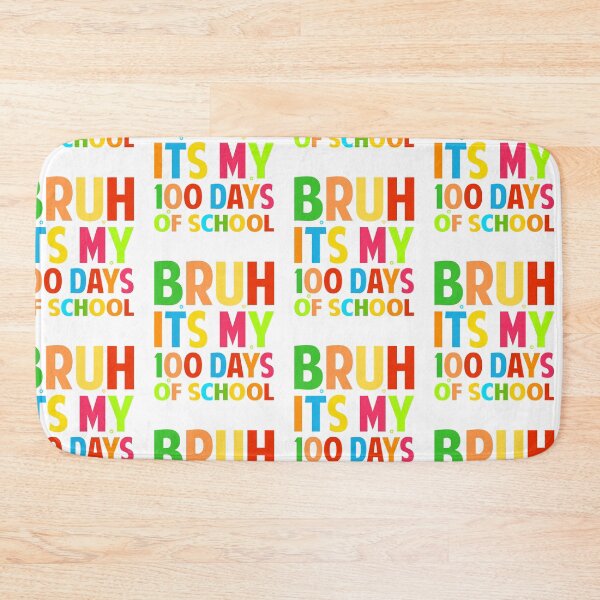 Item preview, Bruh It's My Happy 100 Days Of School Boys & Teacher Vintage designed and sold by roboartpixel.