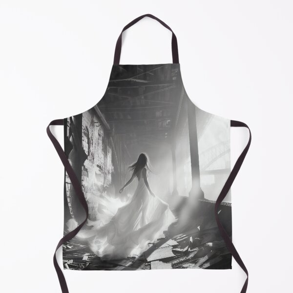 Item preview, Veiled Silhouettes: A Bridal Elegance Amidst Industrial Giants designed and sold by oanaunciuleanu.