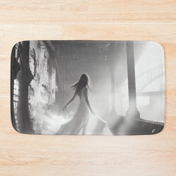 Item preview, Veiled Silhouettes: A Bridal Elegance Amidst Industrial Giants designed and sold by oanaunciuleanu.