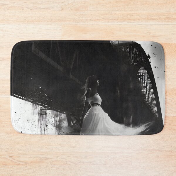 Item preview, Veiled Silhouettes: A Bridal Elegance Amidst Industrial Giants designed and sold by oanaunciuleanu.
