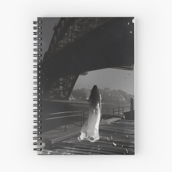 Item preview, Veiled Silhouettes: A Bridal Elegance Amidst Industrial Giants designed and sold by oanaunciuleanu.