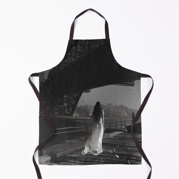 Item preview, Veiled Silhouettes: A Bridal Elegance Amidst Industrial Giants designed and sold by oanaunciuleanu.