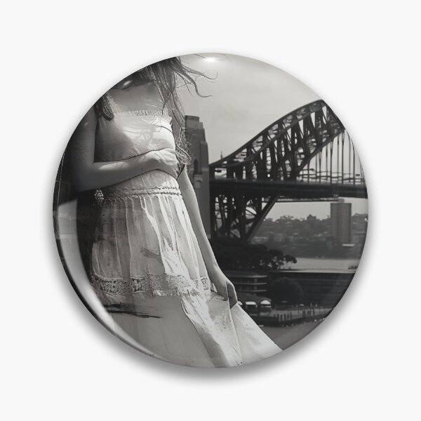 Item preview, Veiled Silhouettes: A Bridal Elegance Amidst Industrial Giants designed and sold by oanaunciuleanu.