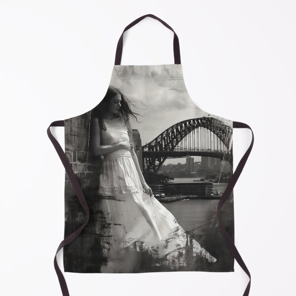 Item preview, Veiled Silhouettes: A Bridal Elegance Amidst Industrial Giants designed and sold by oanaunciuleanu.