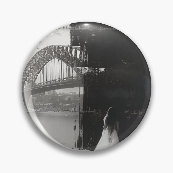 Item preview, Veiled Silhouettes: A Bridal Elegance Amidst Industrial Giants designed and sold by oanaunciuleanu.